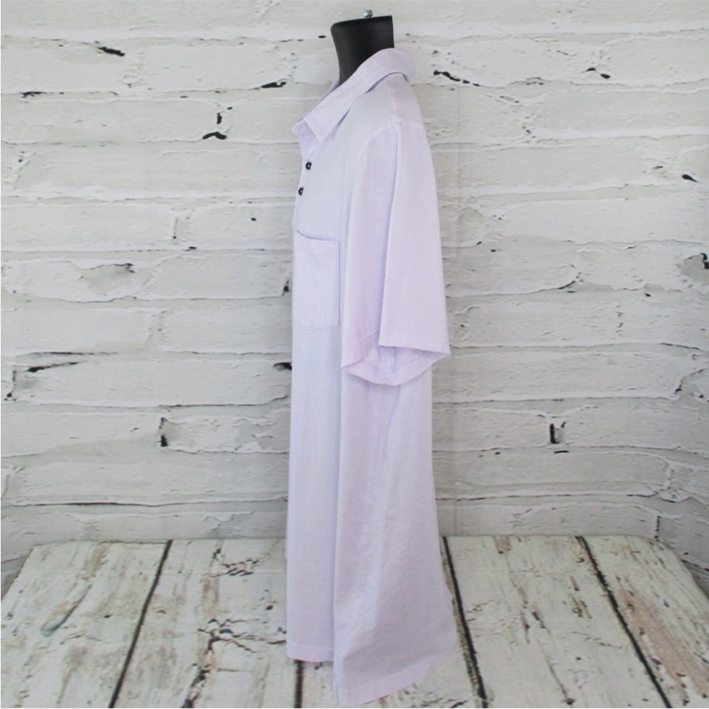 M. Singer Mens' Classic Fit Polo Shirt in Misty Lilac, NWT L - Picture 5 of 5